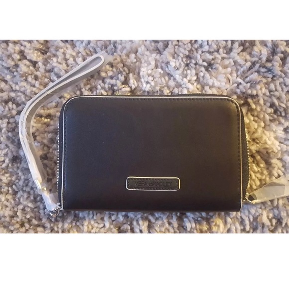 Vera Bradley Handbags - NWT. Vera Bradley zip-around wristlet - Black